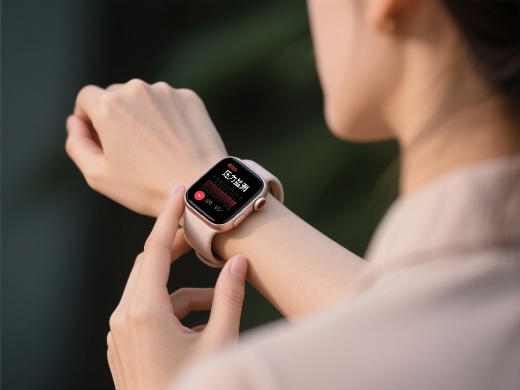 直男必看:第二期女性友好智能手表贴心推荐 同时,这类智能手表还常常配备“压力监测”